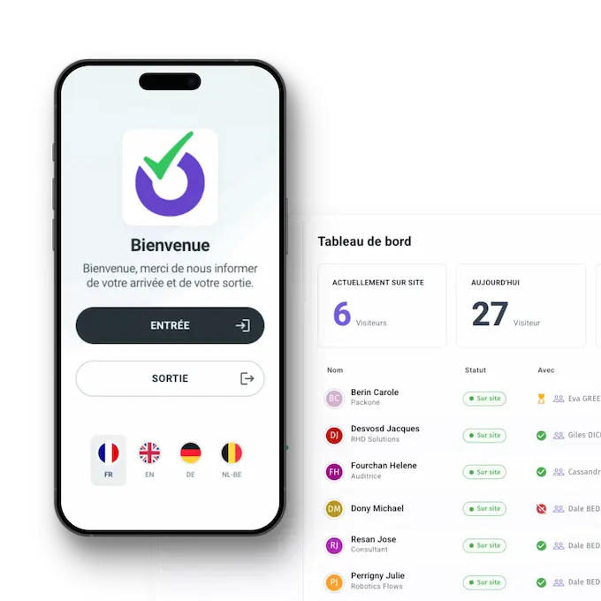 Accueil sécurité visiteurs