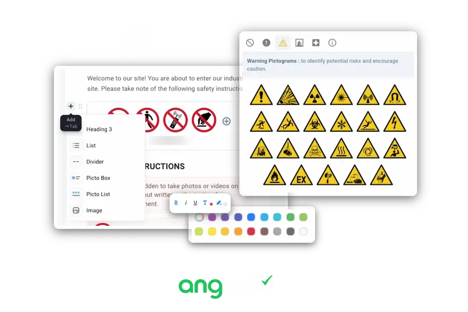 Nouveauté : Editeur de consignes Anghello