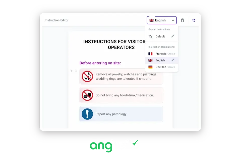 New Feature: Multilingual Visitor Instructions Management