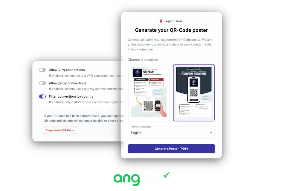 Nouveauté : Modèles d'affiches QR-Code et options de sécurité